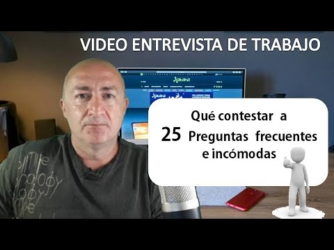Thumbnail for Como debes contestar a 25 preguntas incómodas en la entrevista o videoentrevista de trabajo!!!