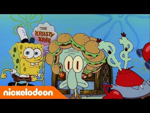 Thumbnail for Губка Боб Квадратные Штаны | Лучшие моменты с Красти Крабом | Nickelodeon Россия