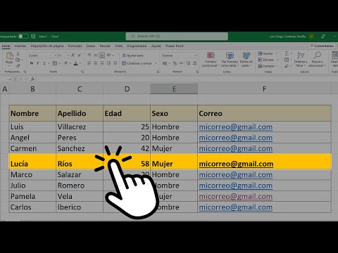 Resaltar TODA la FILA con solo un clic en celda EXCEL