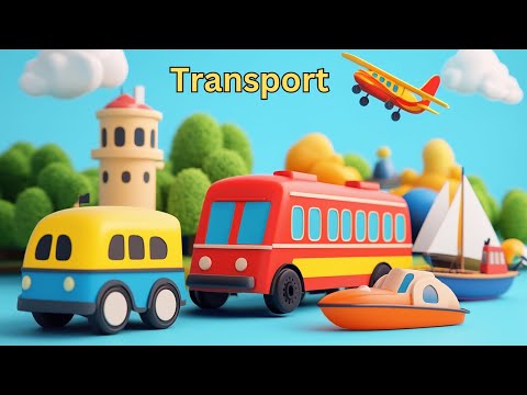 Transportation Song | Learn About Vehicles with Music