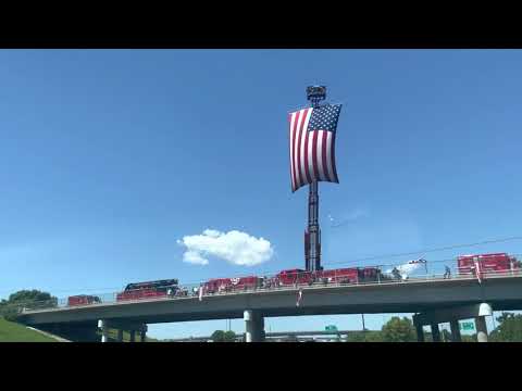 Fallen Marine escorted to Funeral Home