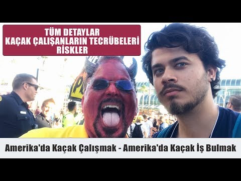Amerika'da Kaçak Çalışmak - Amerika'da Öğrenciyken Çalışmak - Amerika'da Yaşam ve Öğrencilik