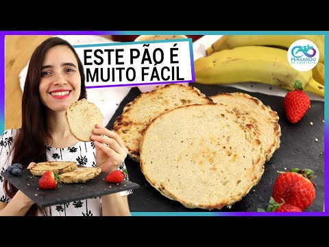SÓ BANANA E AVEIA E NUNCA MAIS COMPRE PÃO! Café da manhã fácil, rápido, vegano e sem glúten
