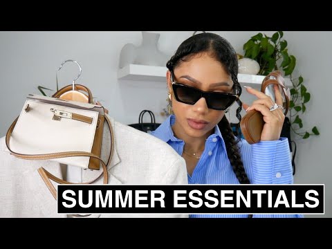 MY STYLISH SUMMER LUXURY ESSENTIALS LIST | CHANEL, LOUIS VUITTON, HERMES | Tiana Peri