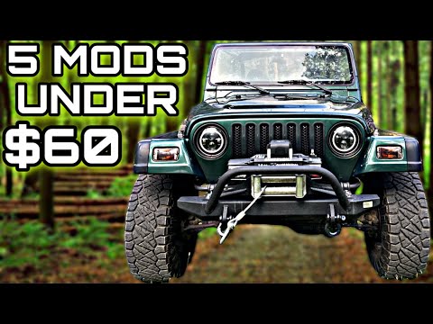 Thumbnail for TOP 5 JEEP TJ EXTERIOR MODS UNDER $60 (Easy DIY Installs)