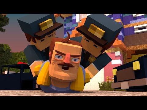 Minecraft | Hello Neighbor - POLICE ARREST THE NEIGHBOR! (Minecraft Hello Neighbor)