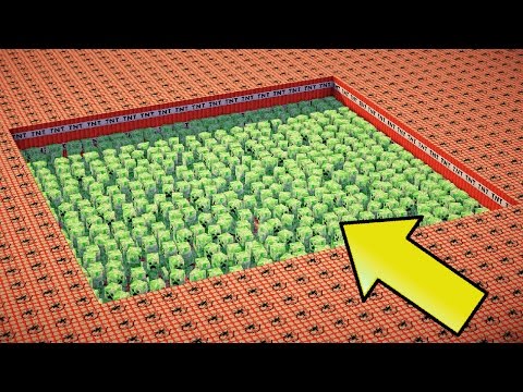 Thumbnail for 10,000 TNT VS 1000 CREEPERS | Minecraft