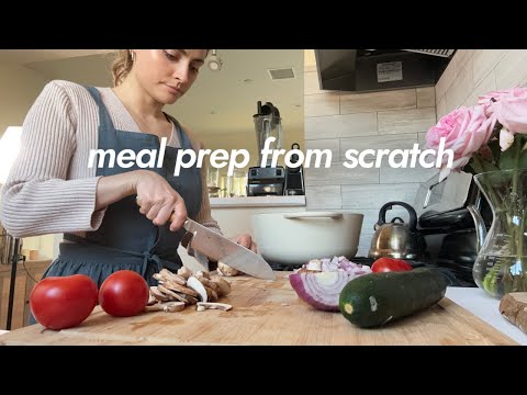 Thumbnail for Prepping Dinners & Freezer Meals for the Week! Healthy WFPB Recipes