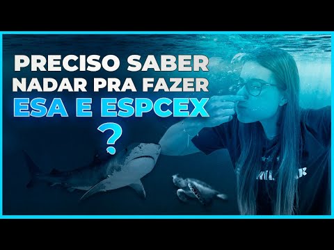 ❌????O QUE ACONTECE com quem NÃO SABE NADAR na ESA e na ESPCEX?