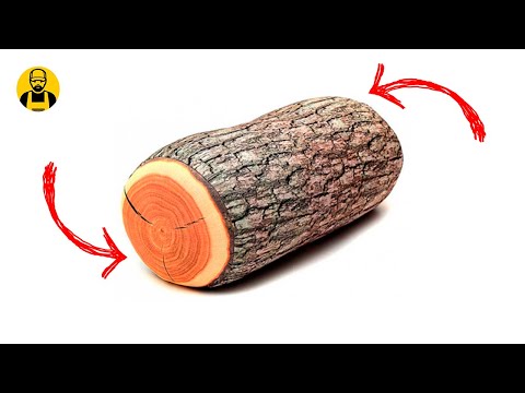 Thumbnail for Необычная идея из ОБЫЧНОГО БРЕВНА! Вот он, НАСТОЯЩИЙ DIY!