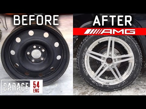 Thumbnail for DIY AMG replica wheel made from a steelie