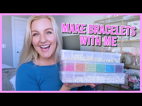 LET&apos;S MAKE HOLIDAY BRACELETS TOGETHER (HOW TO MAKE BEADED BRACELETS) FALL 2020 || Kellyprepster