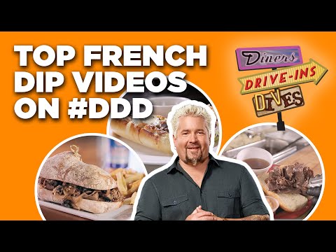 Top #DDD French Dip Videos of All Time with Guy Fieri | Diners, Drive-Ins and Dives | Food Network