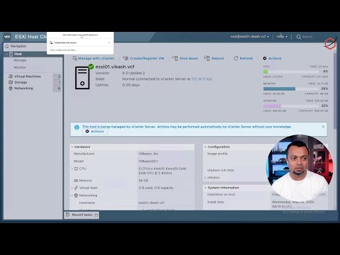 VMware VCF -  Prepare your ESXi host for VCF install