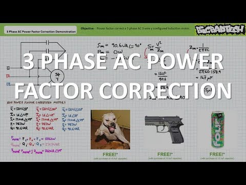 3 Phase AC Power Factor Correction (Full Lecture)
