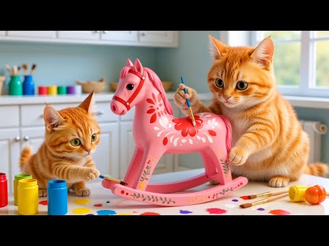 Mama Cat Works Hard at the Fried Chicken Shop to Buy New Bicycle for Ginger – Heartwarming Story ????????????