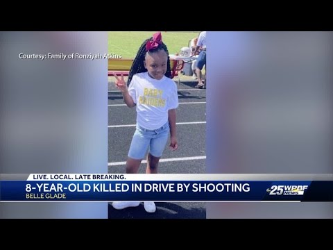 Thumbnail for 8-year-old girl killed in drive-by shooting in Belle Glade