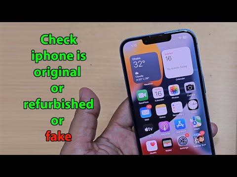 Thumbnail for How to check if iphone is original or refurbished