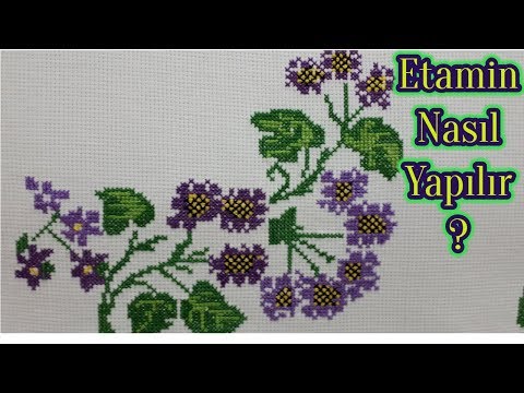 Kolay Etamin Nasıl Yapılır│Elişi Dantel Örgü Oya İşleri │Adım Adım Yapılışı