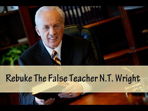 Thumbnail for John MacArthur Rebukes false teacher N.T. Wright