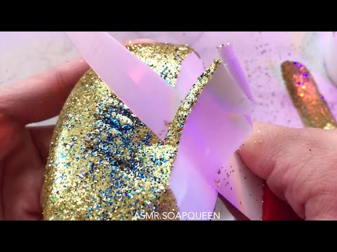 Soft soap cutting- Satisfaction is real... ASMR
