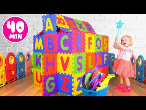ABC Song - English Alphabet for kids with Katya and Dima