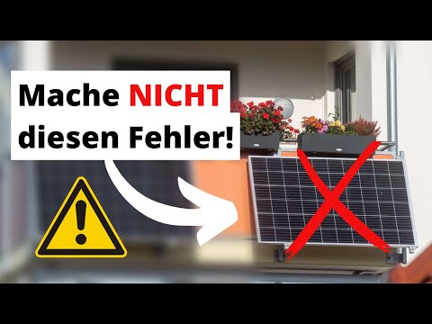 Balkonkraftwerk: Bitte mache nicht DIESE Fehler (2023)