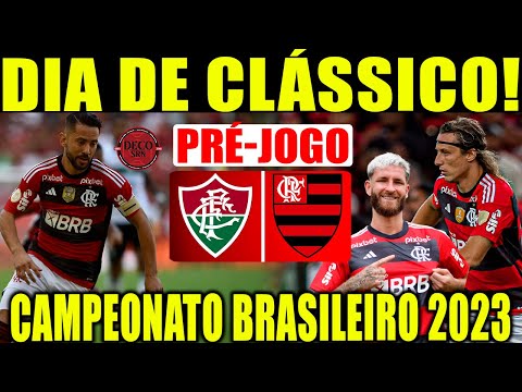 PRÉ JOGO FLUMINENSE X FLAMENGO AO VIVO! CAMPEONATO BRASILEIRO 2023! ANÁLISE E DEBATE!