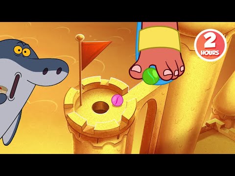 ZIG AND SHARKO | Marble Duel (2 HOURS) New episodes | Cartoon Collection for kids