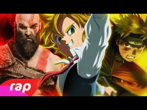 Rap do Kratos, Meliodas e Naruto - O PODER DA MINHA IRA | NERD HITS