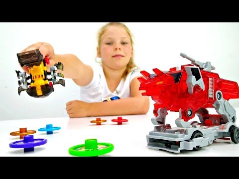 Игрушки Трансформеры: соревнования Диких Скричеров. Мультики с машинками