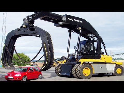 Amazing Dangerous Powerful Excavator Destroy Car - Biggest Heavy Equipment Machines Working