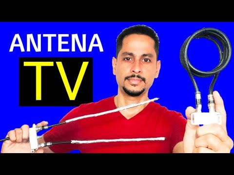 Antena casera para tv, RECIBE TODOS LOS CANALES TV GRATIS, Ya no pagues cable ...!!!