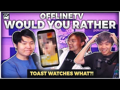 TOAST ADMITS WHAT'S ON HIS PHONE!!! - OFFLINETV WOULD-YOU-RATHER ft. LILYPICHU, SCARRA, & ALBERT