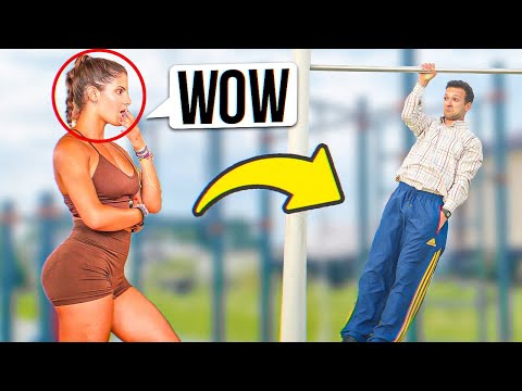 Pro Gymnast Pretended to be a Nerd  (Prank)