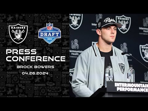Thumbnail for Brock Bowers' Introductory Press Conference - 4.26.24 | 2024 NFL Draft | Raiders