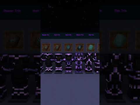 All 18 Armor Trims with Amethyst on Netherite! ????✨ (Best Looking Combos?)