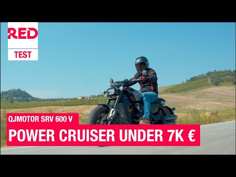 QJ Motor SRV 600 V - test - riding the power cruiser with the V4 engine from the East