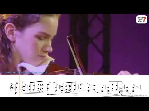Thumbnail for Hilary Hahn - Paganini - Caprice 24 - Sheet Music Play Along