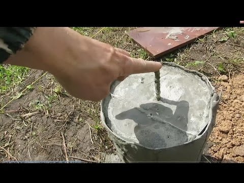 Дом за 100 тысяч рублей. Часть 2 - Фундамент.  ( Буронабивной фундамент)