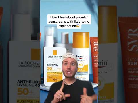 RATING POPULAR SUNSCREENS!???? (follow for more!????) #skincare #sunscreen #spf #skincareroutine #beauty
