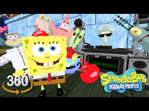 Spongebob Squarepants! - 360° Dance Party 2! - (The First 3D VR Game Experience!)