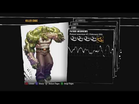 Batman: Arkham Asylum - All Audio From Patient Interviews