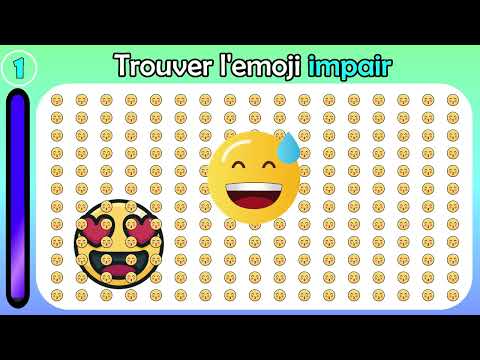 Thumbnail for Trouver l'emoji impair | JEU #193 | Jeu-questionnaire sur les émoticônes