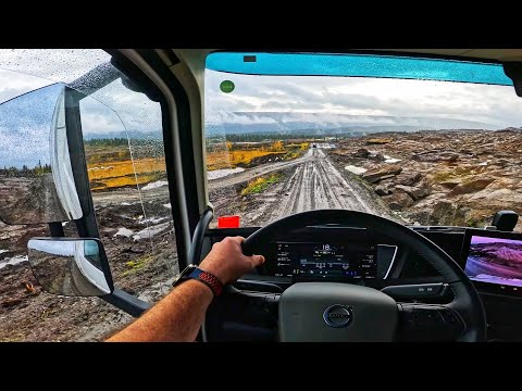 Thumbnail for Offroad test of the new Volvo POV Truck Driving Norway 4K60 Volvo FH540