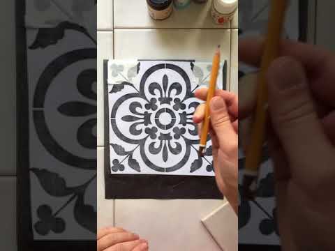 Thumbnail for Мастер-класс по росписи плитки в технике "Точечная роспись"