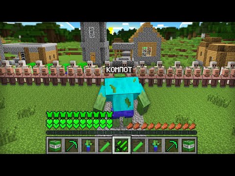 Thumbnail for Я ПРЕВРАТИЛСЯ В ЗОМБИ МУТАНТА И НАПАЛ НА ДЕРЕВНЮ ЖИТЕЛЕЙ В МАЙНКРАФТ | Компот Minecraft