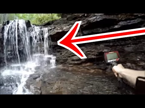 Thumbnail for WHOA! Metal Detecting A Waterfall For Abandoned Treasure! The River Outlet Gives Underwater Surprise