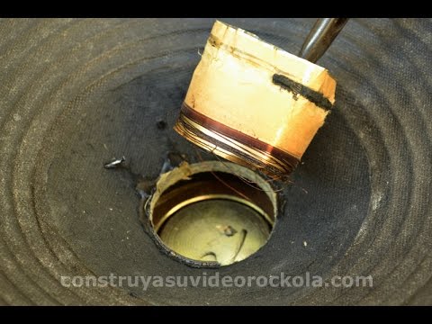 Cambio de la bobina de un parlante o bocina