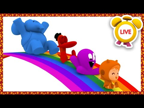 COLORES POCOYO  El Arcoíris  | DIBUJOS ANIMADOS Y CARICATURAS  para niños | Pocoyó en DIRECTO
